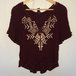 short sleeve float top